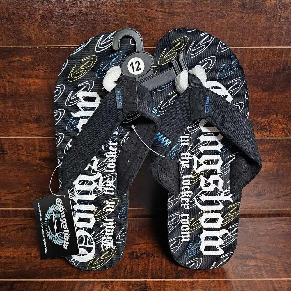 Gongshow Sandals Hockey Apparel Flip Flop Mens Size 12